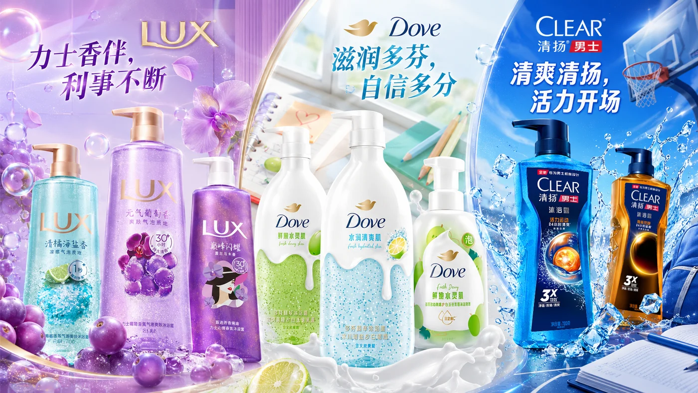 多芬 平面设计 · 开学季联合品牌
